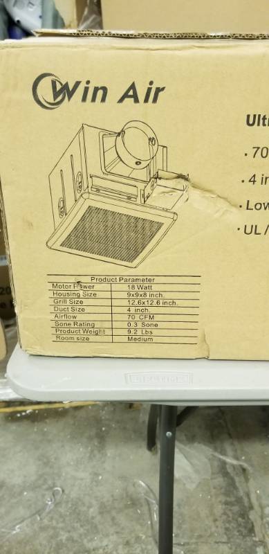 lot 16168 image: Ultra Quiet Ventilation Fan
