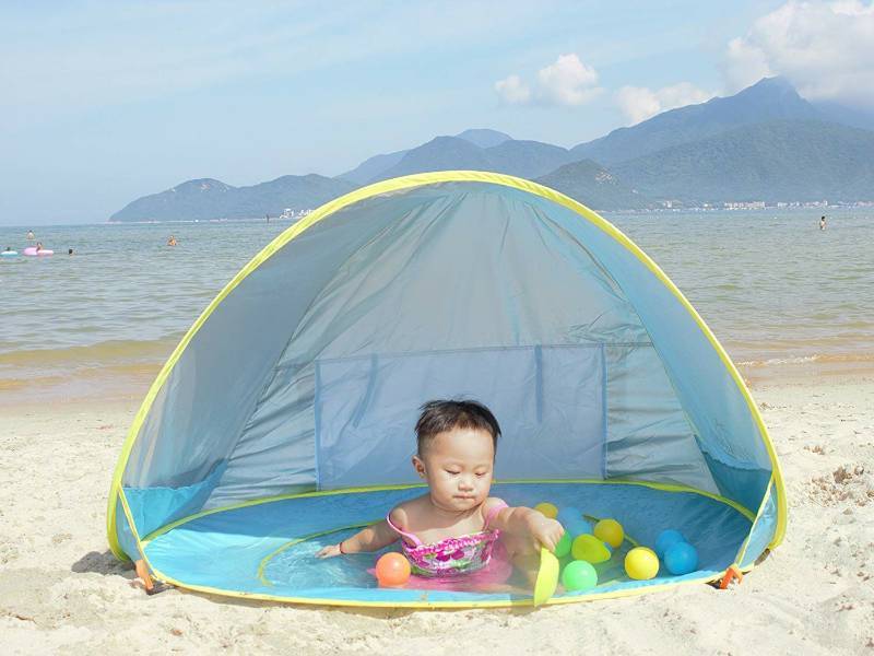 lot 16184 image: Monobeach Popup Baby Tent