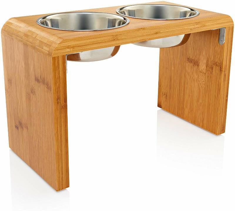 lot 16189 image: Pawfect Pets Large Elevated Dog Pet Feeder-large Raised Dog Bowl Stand-free Gift