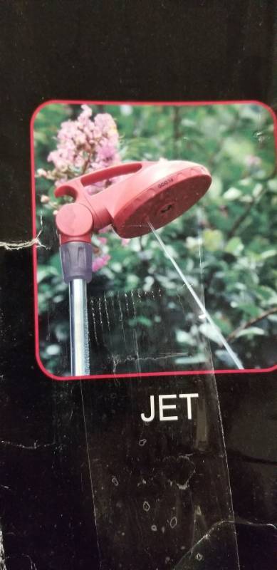 lot 16220 image: Tele scopic garden shower with tripod