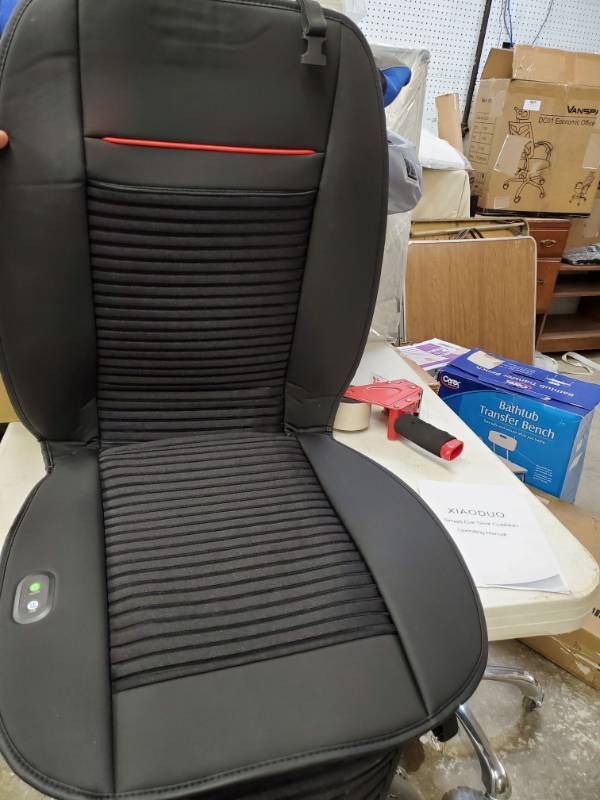 lot 16276 image: Xiaoduo Smart Car Seat Cusion. Heat and Cool.