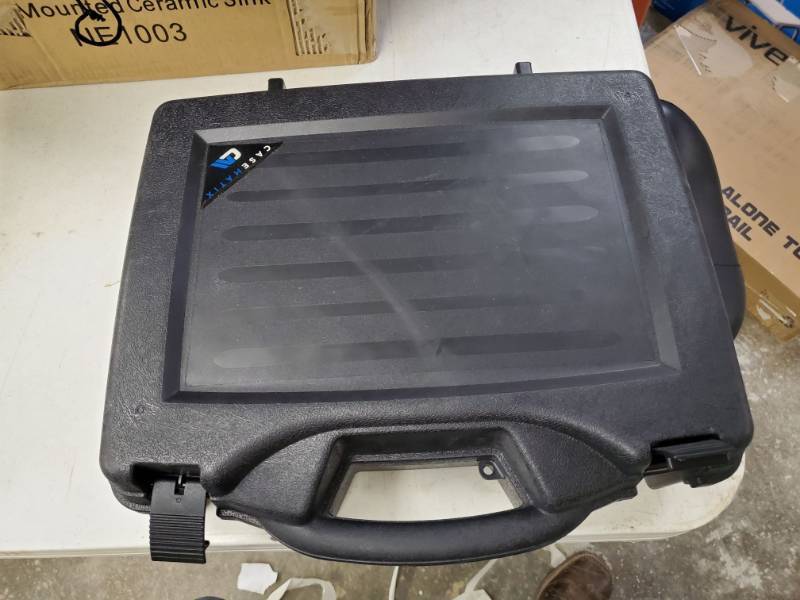 lot 16278 image: Case Matrix Hard Case for Print or anything you need protected. Lockable Hard outer shell with thick soft foam padding. Cut foam to fit what ever you need protected. Inside dimensions are 16  x 11  x 4  of foam.