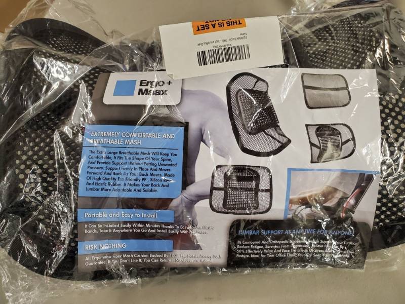 lot 16305 image: Ergo Maax Lumbar Support. Add lumbar support to your chair.