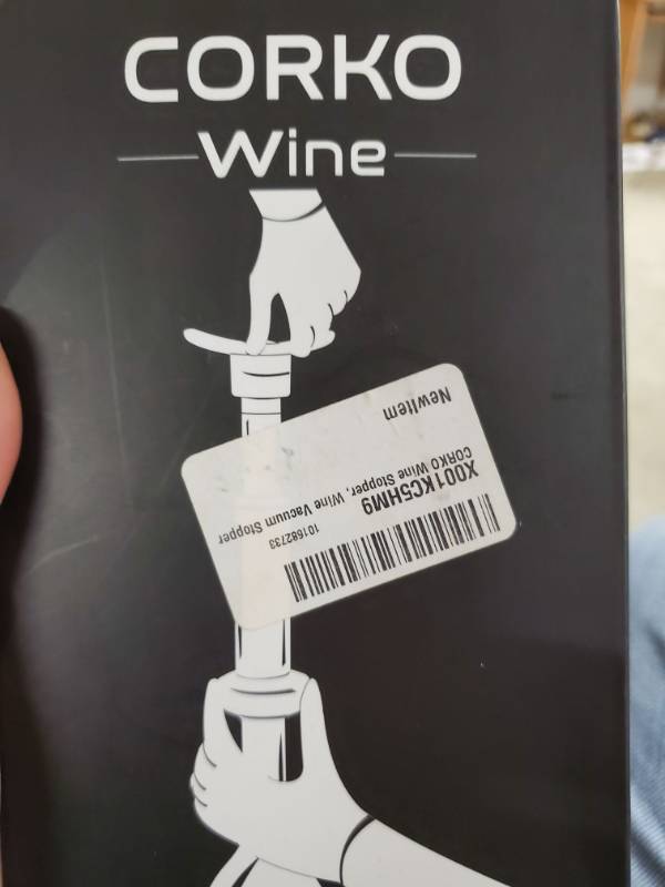 lot 16321 image: Corko Wine Stopper, Wine Vacuum Stopper