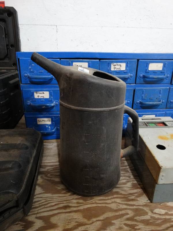 lot 4126 image: Battery filler pitcher