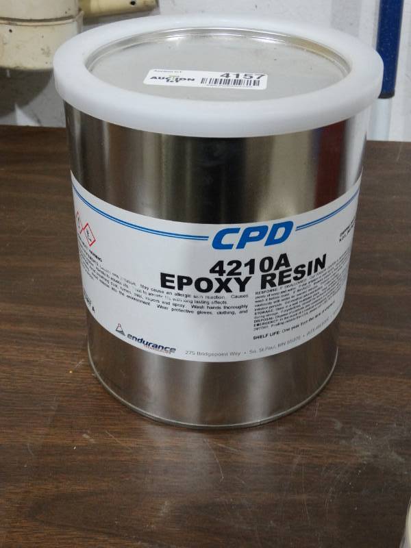 lot 4157 image: 1 gallon can of CPD 4210A Epoxy Resin