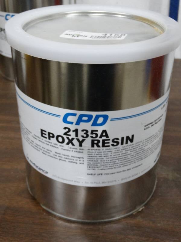 lot 4158 image: 1 gallon can of CPD 2135A Epoxy Resin