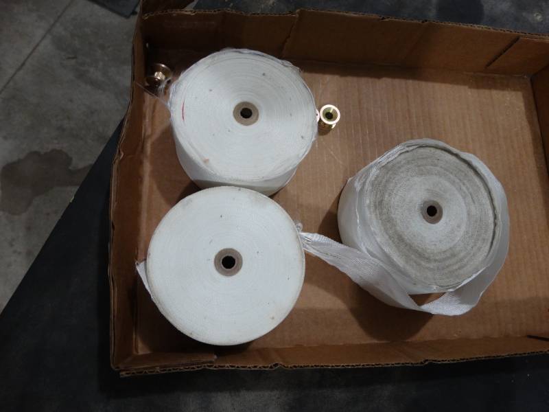 lot 4163 image: 3 rolls of fiberglass- 2 x 50 yds