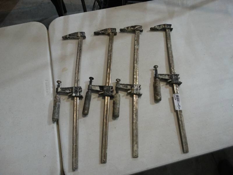 lot 4215 image: 4 bar clamps