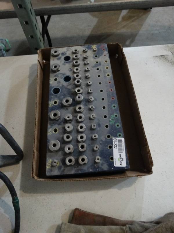 lot 4218 image: Lot of various machinist toolsbits