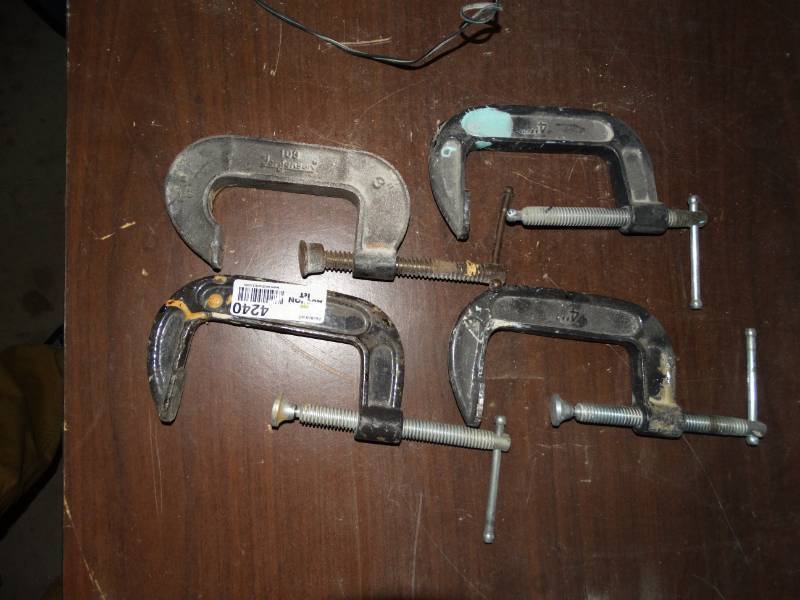 lot 4240 image: 4 C-clamps