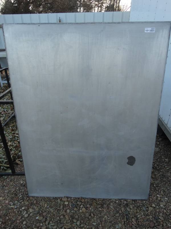 lot 4301 image: Sheet of solid aluminum- 43 x 56