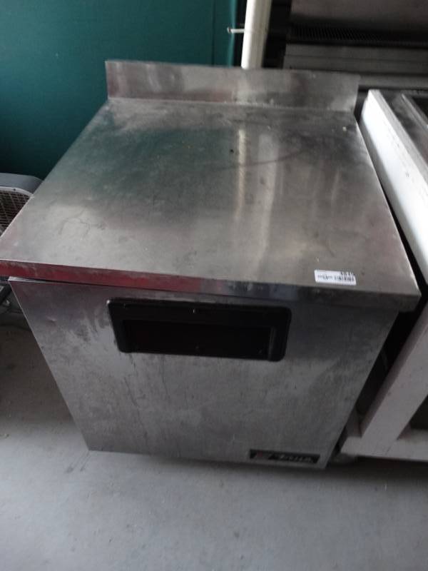 lot 4849 image: True ss work top freezer on wheels