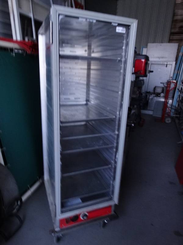 lot 4866 image: Avantco HEAT-1836 Full Size Non-Insulated Heated Holding Cabinet with Clear Door - 120V