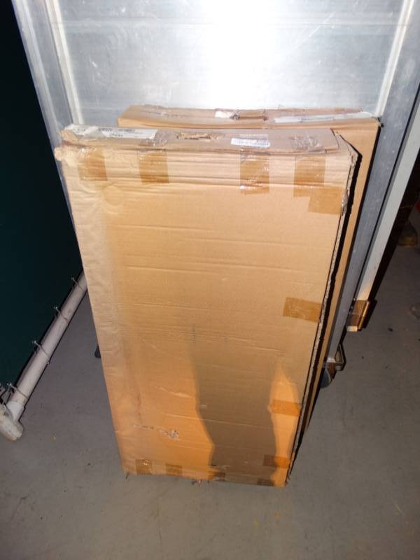 lot 4868 image: 4 new in box metro style shelves