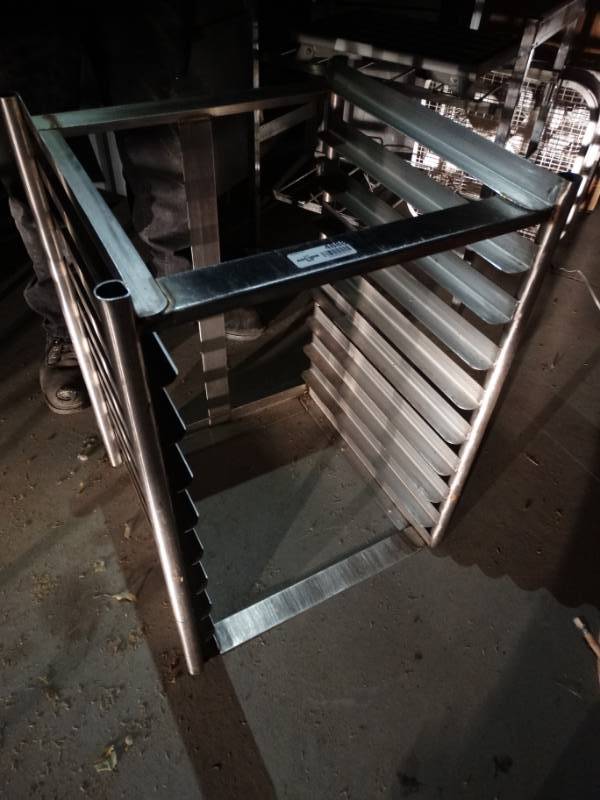 lot 4888 image: counter top Sheet pan rack