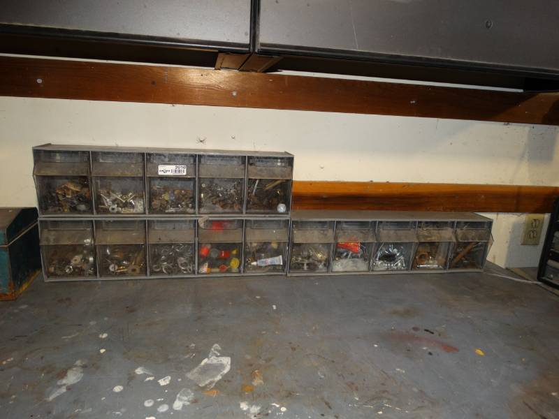lot 2010 image: Part Bins with Hardware