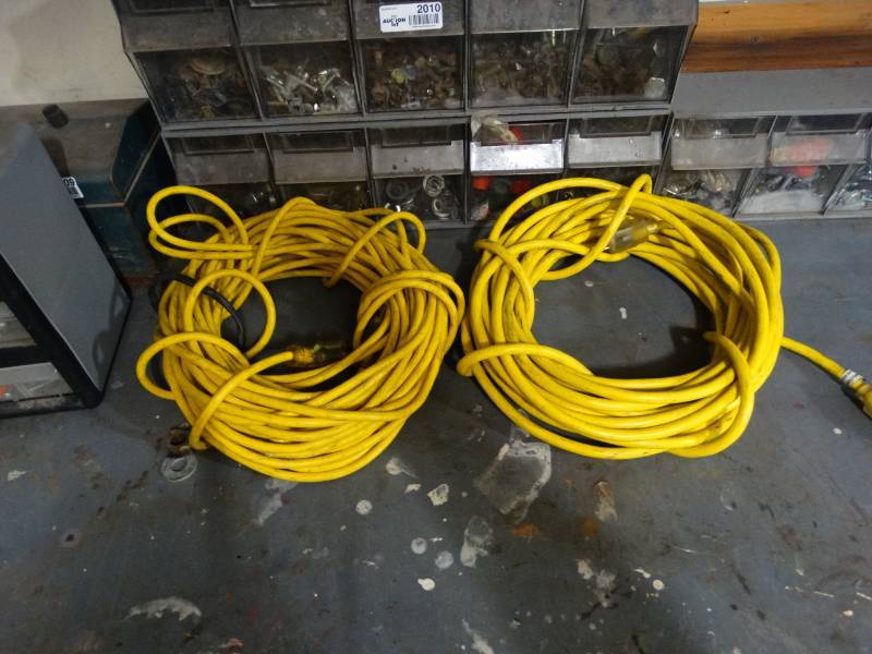 lot 2015 image: Two Yellow Extension cords