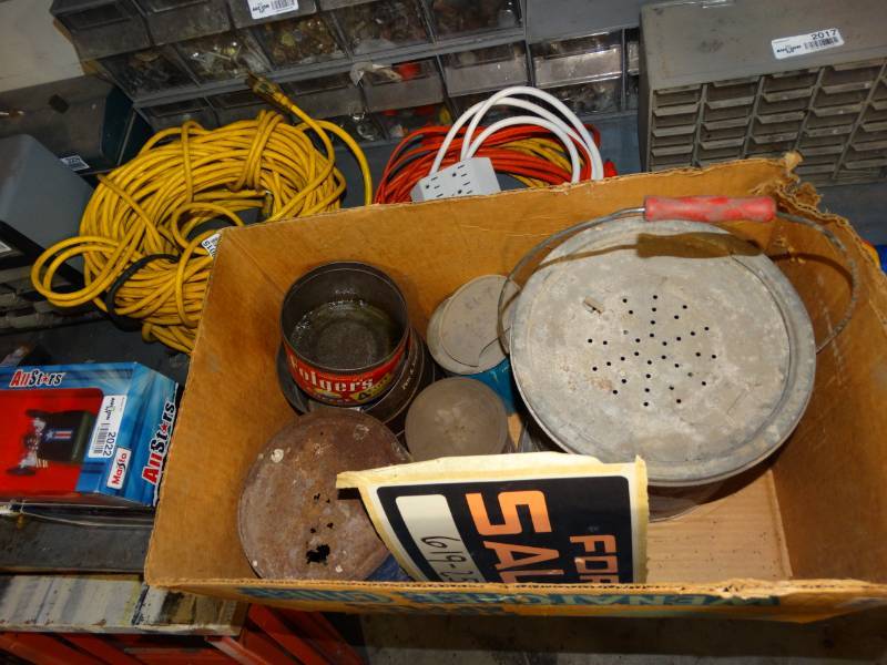 lot 2024 image: Box Of Old Cans