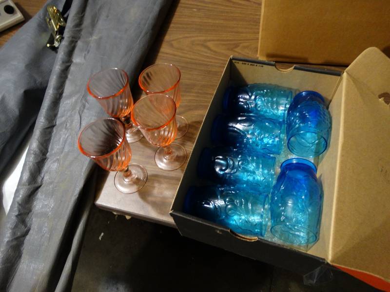 lot 2068 image: Colored Glasses