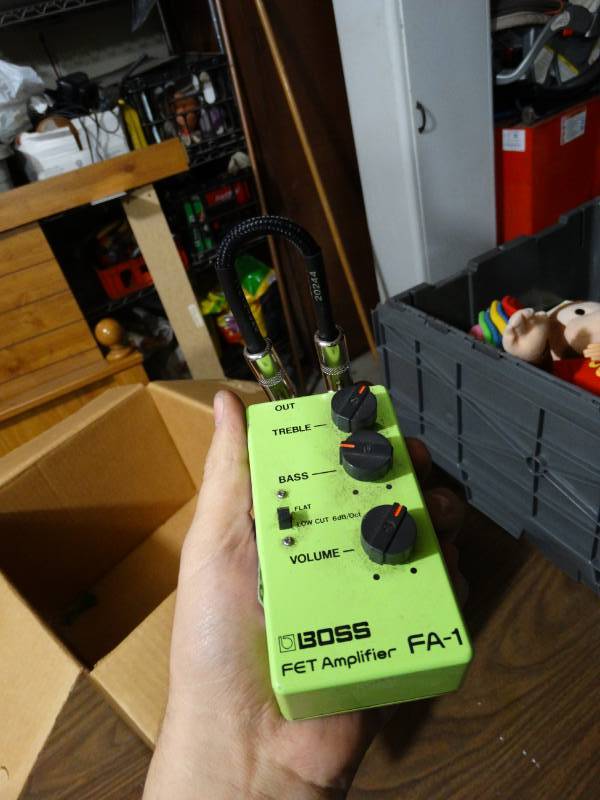 lot 2059 image: boss fet amplifier fa-1
