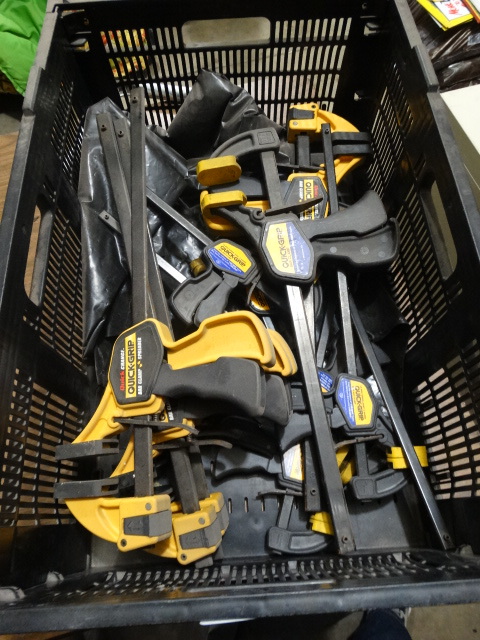 lot 2161 image: Lot of Quickgrip Clamps