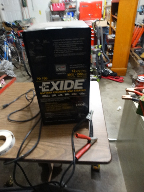 lot 2176 image: EXIDE Battery Charger and Starter