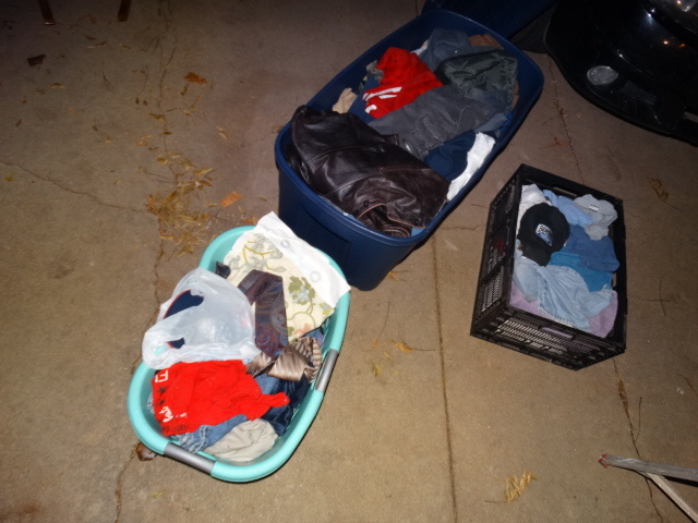 lot 2216 image: 3 Totes of misc Clothing