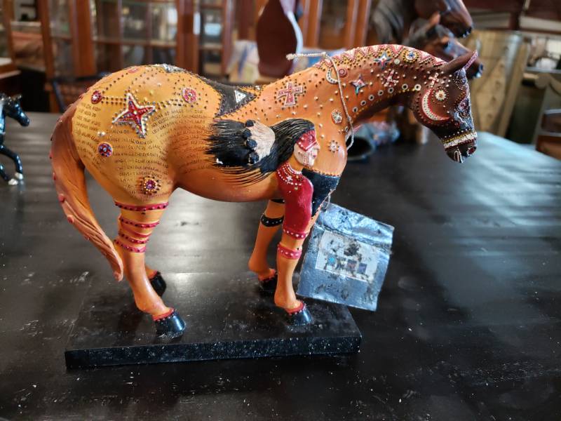 lot 7536 image: Ghost Horse by Painted Ponies Collection