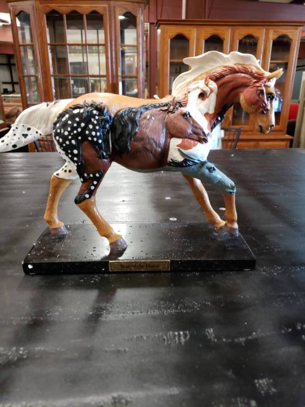 lot 7537 image: Year of the Horse by Lori Musil Painted Ponies