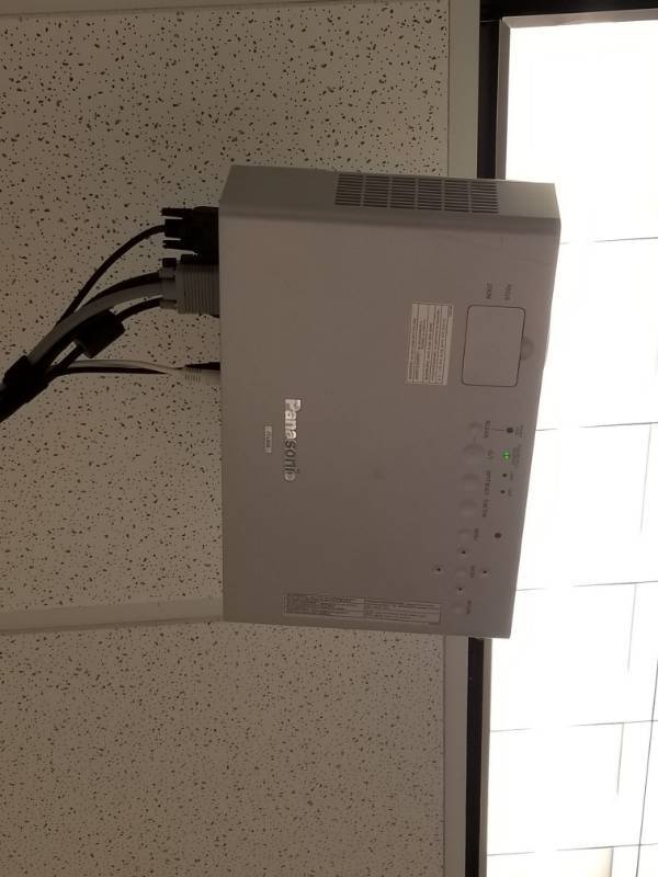 lot 3678 image: Panasonic PT-LB90 Projector With Remote