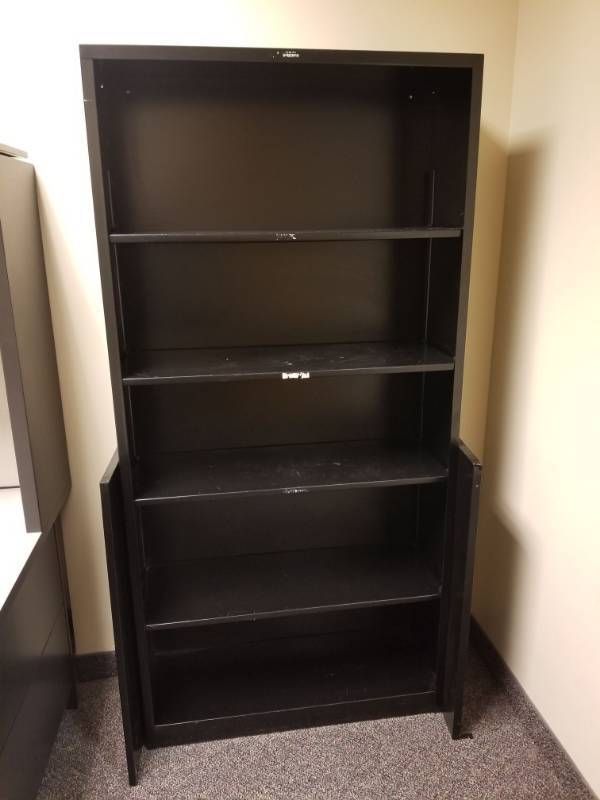 lot 3698 image: File Cabinet, (2) Bookcases