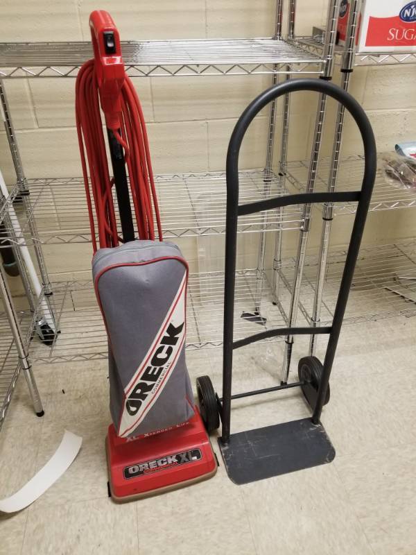 lot 3707 image: Oreck Vacuum, Hand Truck