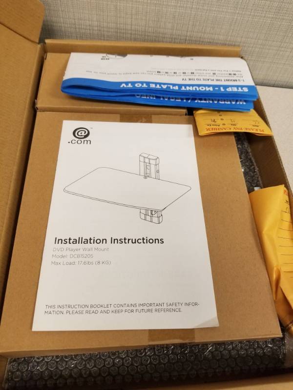lot 3609 image: DVD Player Wall Mount