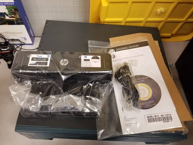 lot 3623 image: New HP Docking Station HSTNN-I11X