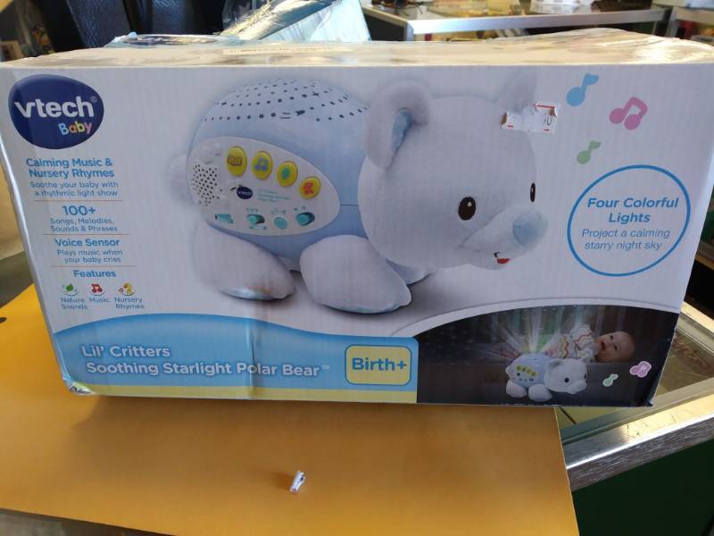vtech lil critters soothing starlight polar bear