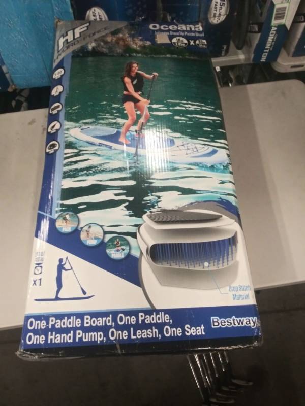 lot 1236 image: Hydro Force Oceana Inflatable Stand Up Paddle Board 10 Ft. x 33 In.
