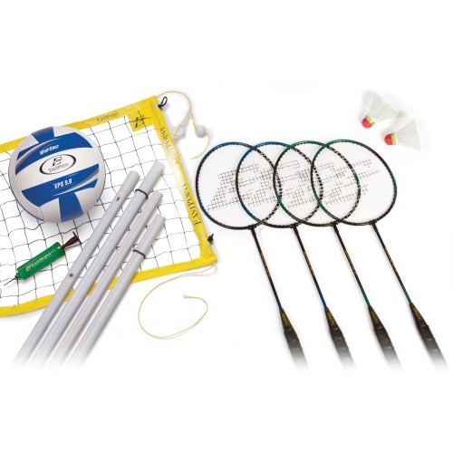 lot 1243 image: EastPoint Sports Volleyball Badminton Set with Roll-Up Carrier
