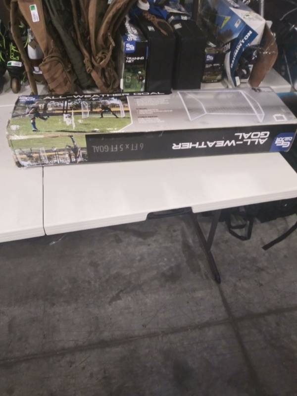 lot 1274 image: All Weather Goal 6 Ft. x 5 Ft. x 3.5 Ft.