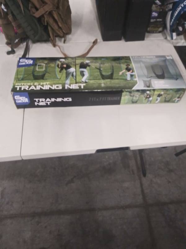 lot 1288 image: Go Time Gear Pitch & Hit Training Set 7 Ft. x 7 Ft. Trainer.