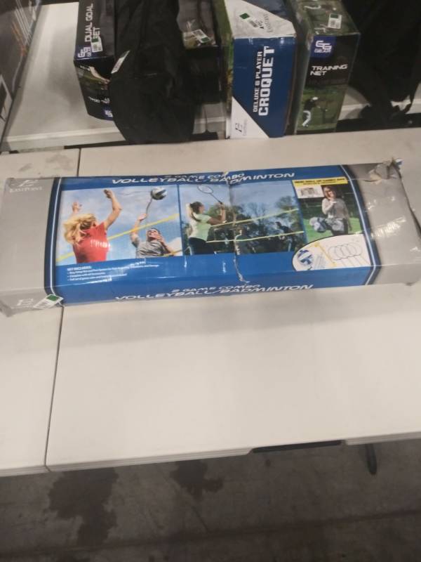 lot 1295 image: 2 Game Combo VolleyballBadminton Set