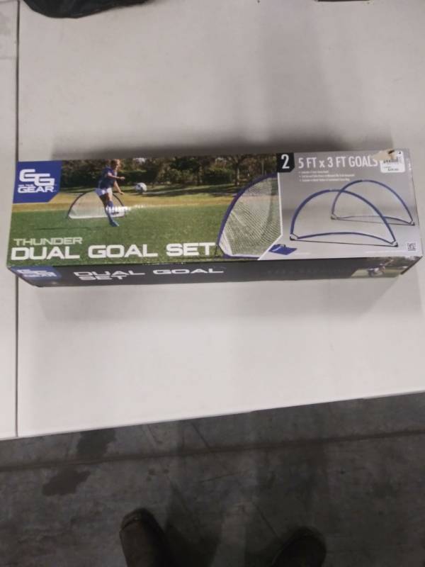 lot 1328 image: Go Time Gear 5 Ft. x 3 Ft. Goals