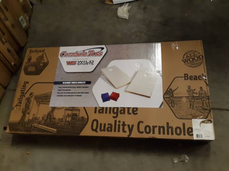 lot 1480 image: Wild Sports Cornhole Toss All Wood Construction