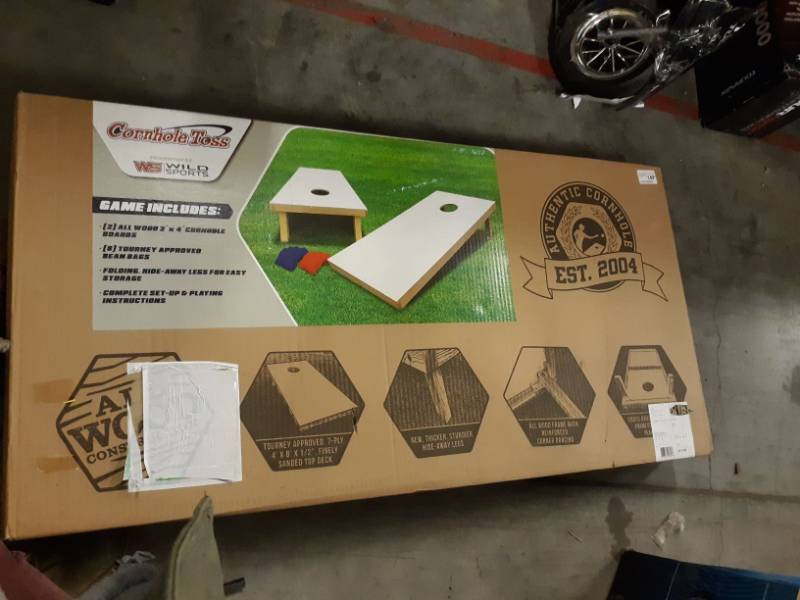 lot 1483 image: Wild Sports Cornhole Toss All Wood Construction
