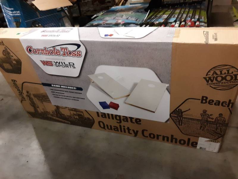 lot 1484 image: Wild Sports Cornhole Toss All Wood Construction