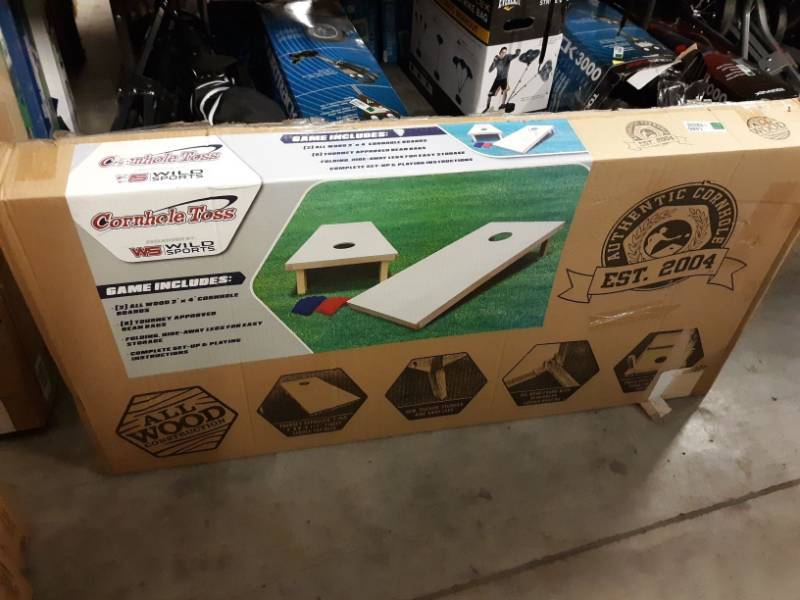 lot 1486 image: Wild Sports Cornhole Toss All Wood Construction