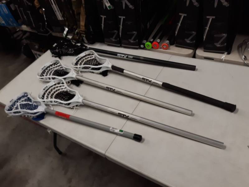 lot 1644 image: 5 Lacrosse Sticks
