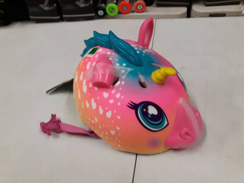 lot 1661 image: Super Rainbow Unicorn Bicycle Helmet