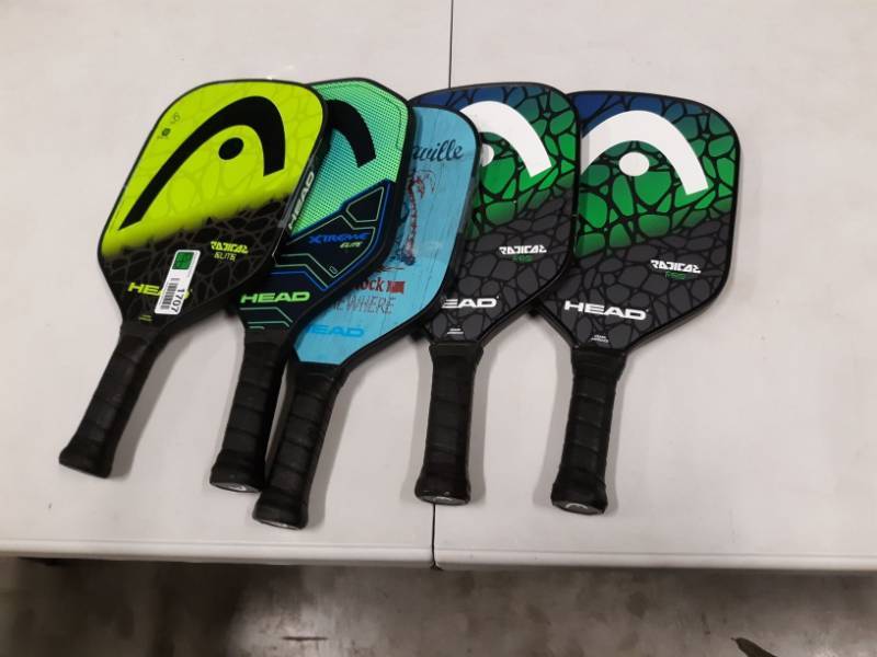 lot 1707 image: 5 Racketball Paddles