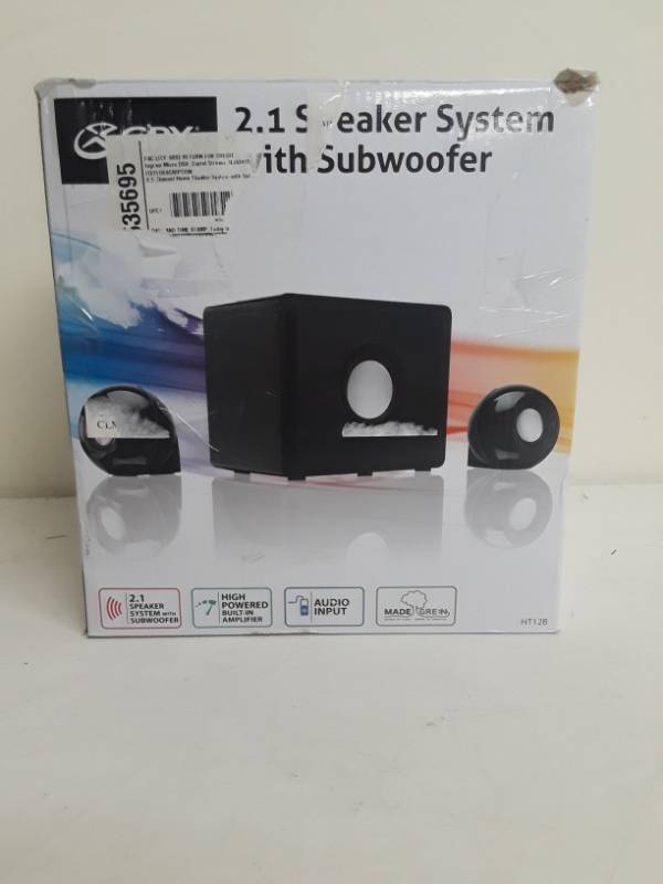 gpx 2.1 channel home theater speakers